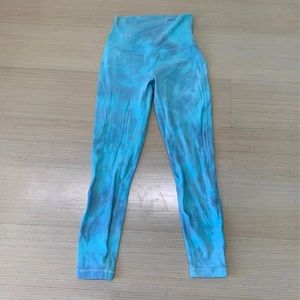 Lululemon blue align leggings size 4